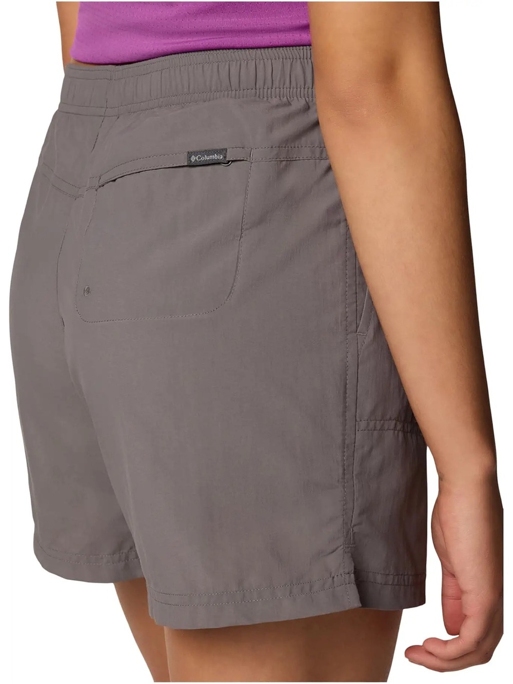 Columbia Sandy River Shorts Gray Medium 5” Omni-Shade UPF NWT Outdoor Hiking - Picture 6 of 12
